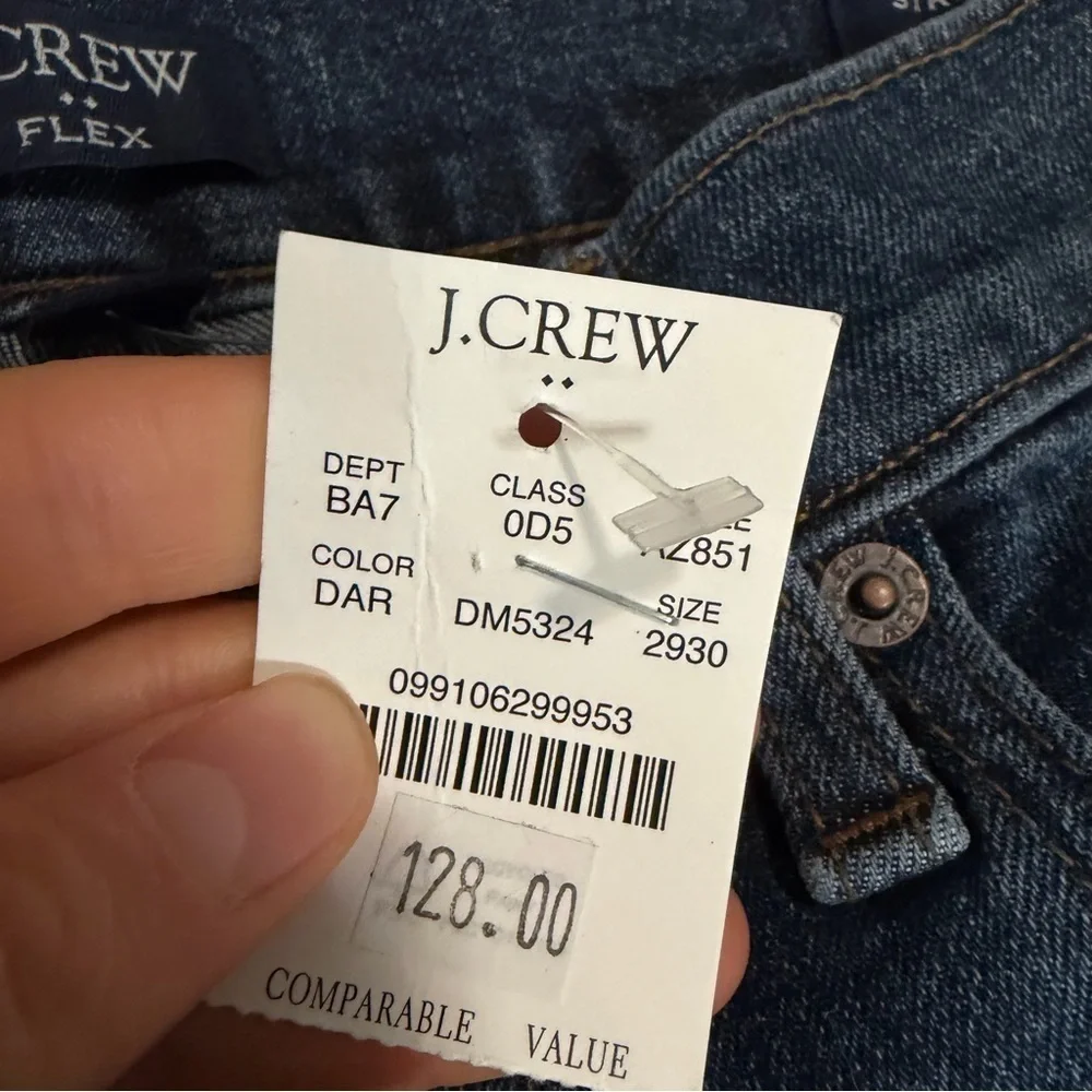J crew Straight-fit jean in signature flex
